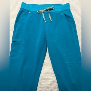 FIGS teal Zamora jogger pants medium